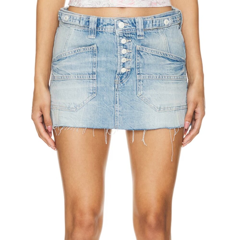 We The Free x REVOLVE Izzie Denim Mini Skirt - Size 28